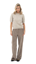 Učitajte sliku u preglednik galerije, Svijetlo smeđe ravne samt hlače