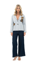 Učitajte sliku u preglednik galerije, Kardigan od viskoze s ukrasnim detaljima