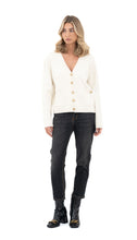 Učitajte sliku u preglednik galerije, Kardigan svijetle boje s V-izrezom
